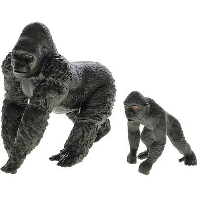 Mikro Зооландия горила мъжки/женски с малки 5, 5-10, 5см