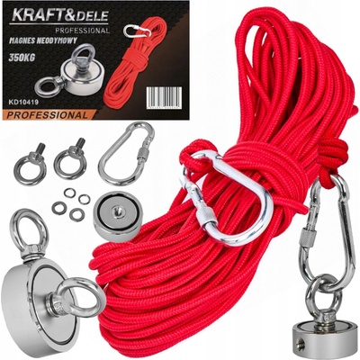 KRAFT&DELE Magnet fishing 140kg oboustranný pro lovce pokladů KD10415 – Sleviste.cz