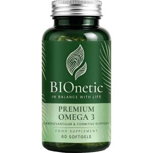 BIOnetic Premium Omega 3, 60 софтгел капсули, BIOnetic (7978-00)