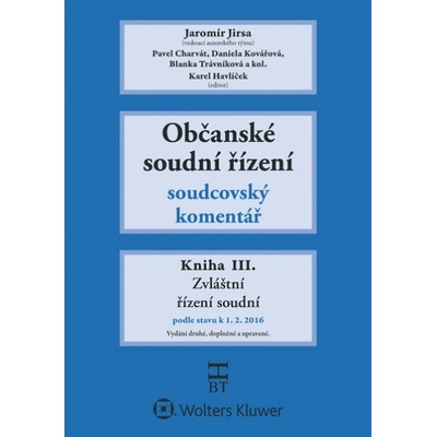 Občanské soudní řízení Kniha III.