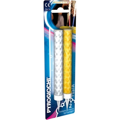 Dortové fontány 2 ks holografické Pyrogiochi