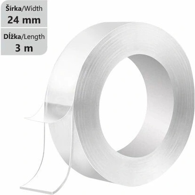 M&G Nano Magic Lepiaca páska obojstranná gélová 24 mm x 3 m