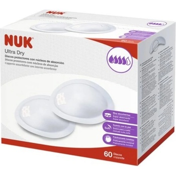 Nuk Подплънки за кърмачки NUK - Ultra dry, 60 броя (10252140)
