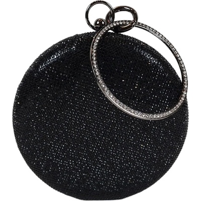 Черна кръгла чанта - Kolins