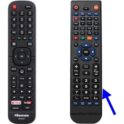 Diaľkový ovládač Hisense EN2D27