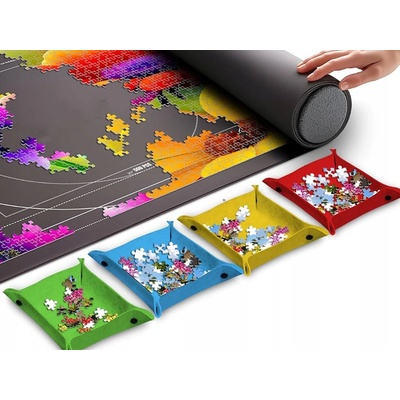 Zutto Podložka na skládání puzzle látková 500-1500 dílků 67x115 cm