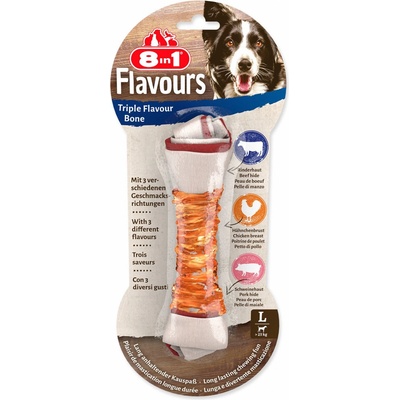8in1 Triple Flavour žvýkací kost L 85 g