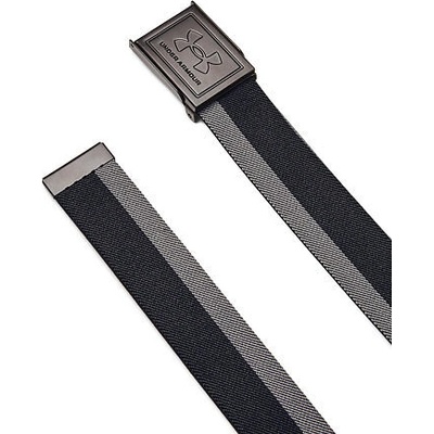 Under Armour pásek Stretch Webbing Black/Castlerock – Zboží Dáma