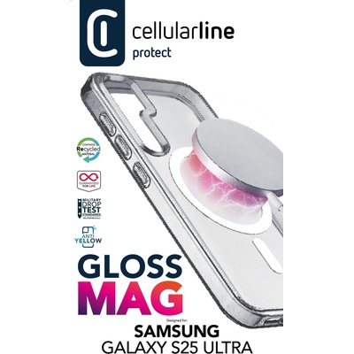 Cellularline Калъф Gloss Mag за Samsung Galaxy S25 Ultra прозрачен 13967