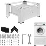 Maclean Washing machine / dryer base with Maclean drawer, max. load 150kg, white, MC-117 W