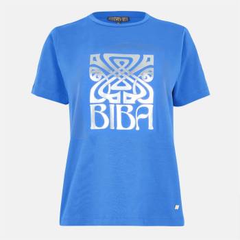 Biba Тениска Biba Logo T-Shirt - Blue