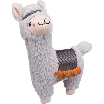 TRIXIE Plyšová alpaka so zvukom rôzne farby 31 cm