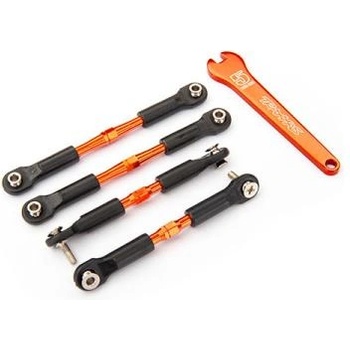 Traxxas биела 39/49mm алуминиева оранжева (2+2)