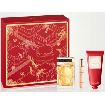 Cartier La Panthere SET: EDP 75ml + EDP 10 ml + Telové mlieko 100 ml