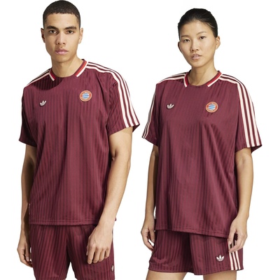 adidas FC Bayern Terrace Icons Kit 2024 2025 Adults - Shadow Red