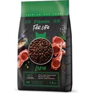 Dibaq Fitmin For Life Adult Lamb храна за котки 1, 8 kg