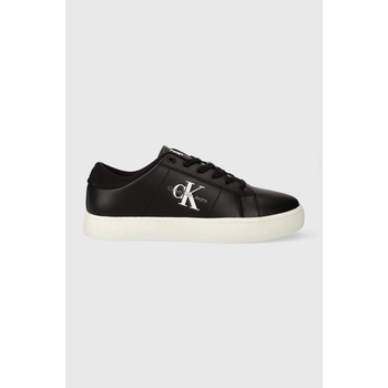 Calvin Klein Jeans Кожени маратонки Calvin Klein Jeans CLASSIC CUPSOLE LOW ML LTH в черно YM0YM00864 (YM0YM00864)