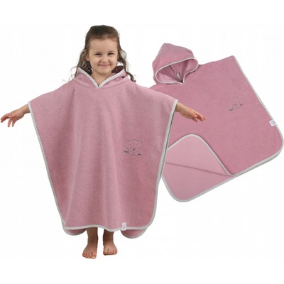 Babymam Deka s kapucí růžová