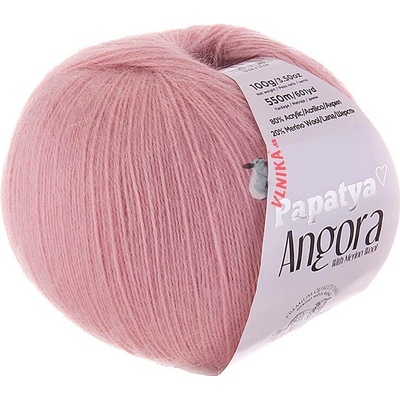 Kamgarn Příze Papatya Angora Merino Varianta: 4420