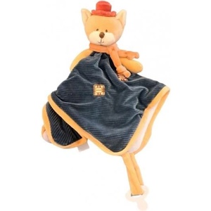 Bukowski Design AB BK BEN BABY RUG плюшена играчка с оранжева шапка (30x30 см) с подаръчна кутия (17429)