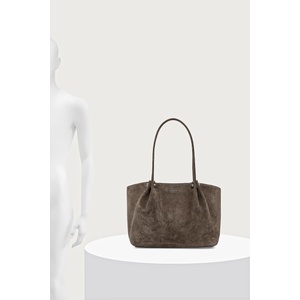 Max Mara шопинг чанта дамска от велур WKAPESI (2625516165600)