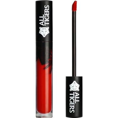 ALL TIGERS Natural & Vegan Natural Matte Гланц за устни 888 Call Me Queen 8 ml