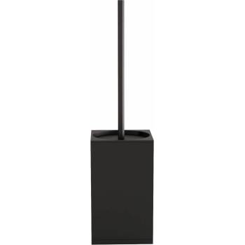 Rea Til kovový stojan na WC s kartáčem černá matná REA 88095