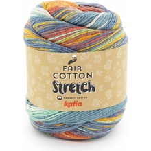 FAIR COTTON STRETCH Katia FAIR COTTON STRETCH: 102 koralová-žltá-petrol