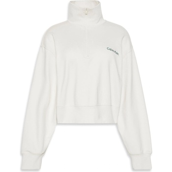 Calvin Klein Women's 1/4 Zip Fleece - Chalk