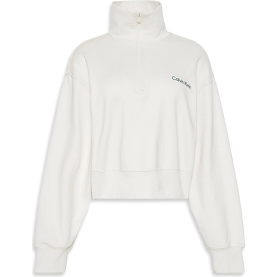 Calvin Klein Women's 1/4 Zip Fleece - Chalk