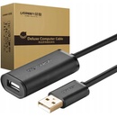 Ugreen 10321 USB 2.0 Active Extension, with Chipset, 10m, černý
