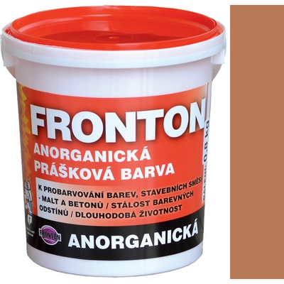 FRONTON Prášková barva - 0,8 kg - 0261 hněď střední