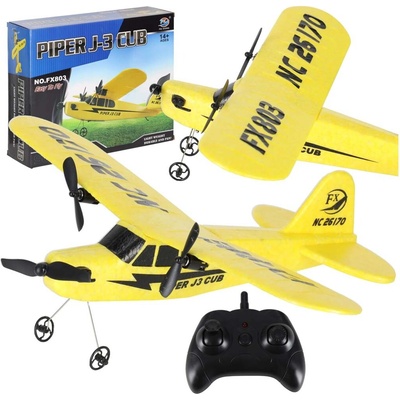 KIK Diaľkovo ovládané RC lietadlo Piper FX803 – batéria 150 mAh
