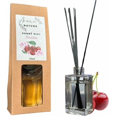 Aroma Natura vonný olej s tyčinkami Čerešňa 100 ml