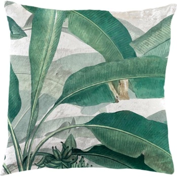 Image 1 of AGLIKA ВЪЗГЛАВНИЦА ДЕКОРАТИВНА green breeze 45х45см ЗЕЛЕНИ ЛИСТА--- (.)