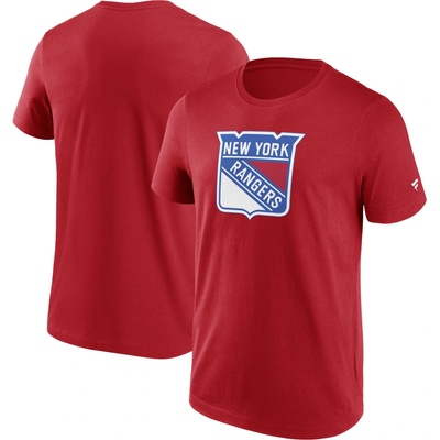 Fanatics pánské tričko New York Rangers Primary Logo Graphic T-Shirt Athletic red