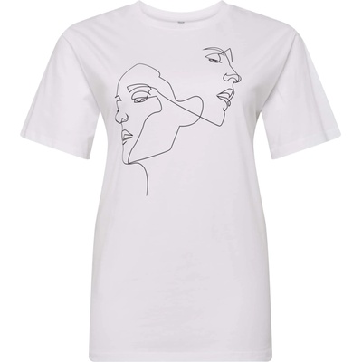 Merchcode Тениска 'One Line' бяло, размер 4XL