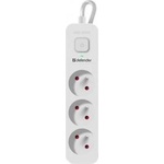 Defender Power strip Defender SFS 131 1, 5 m, 3 sockets, white