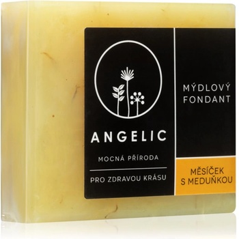 Angelic Soap fondant Calendula & Lemon balm екстра лек натурален сапун 105 гр