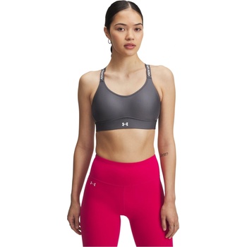 Under Armour Women's Infinity Medium Impact Sports Bra - Grey