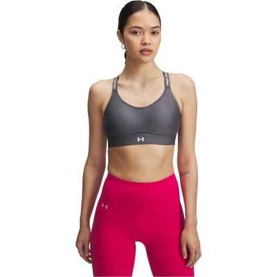 Under Armour Women's Infinity Medium Impact Sports Bra - Grey