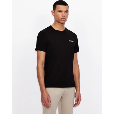 Armani Exchange Тениска Armani Exchange T91 Logo T Shirt - Black 1200