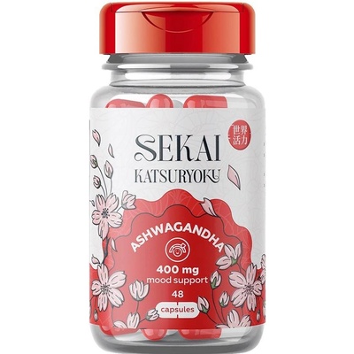 Sekai Katsuryoku Ashwagandha, 48 капсули, Sekai Katsuryoku (7219-00)