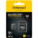 Intenso Performance microSDXC 64GB C10/UHS-I/U1 (3424490)