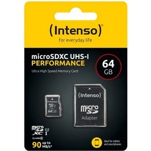 Intenso Performance microSDXC 64GB C10/UHS-I/U1 (3424490)
