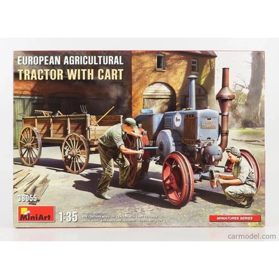 MiniArt European Agricultural Tractor w/ Cart 38055 1:35
