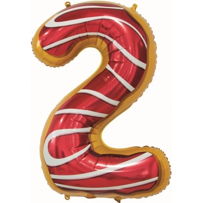 Godan BC HCS2 Fóliový balón Sladké číslo s polevou 78 cm 2