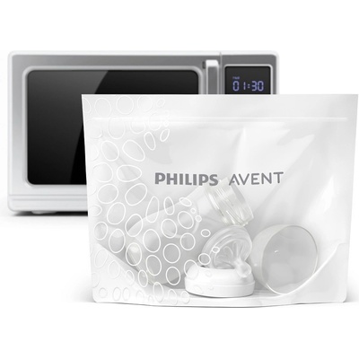 Philips Avent Steriliser bags SCF297/05 sterilizační sáčky do mikrovlnné trouby 5 ks – Zboží Dáma