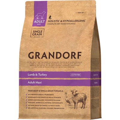Grandorf Adult Maxi Jehně a krocan 10 kg