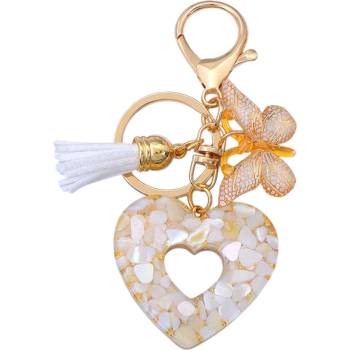 HARAHU Ключодържател Heart - Бяла KP37995 (37995)